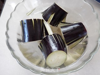 菊花茄子的做法步骤：4