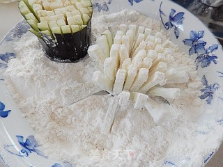菊花茄子的做法步骤：5