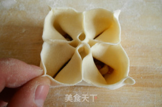 四喜蒸饺的做法步骤：16