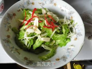 仔姜生拌苦瓜的做法步骤：5