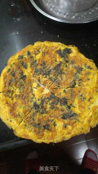 紫菜煎蛋的做法步骤：7