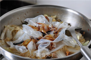 白菜粉皮鸡的做法步骤：12