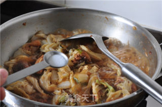 白菜粉皮鸡的做法步骤：15