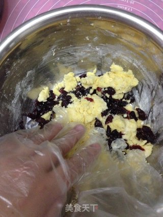 蔓越莓奶酥的做法步骤：4