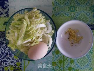 蛋泼白菜的做法步骤：1