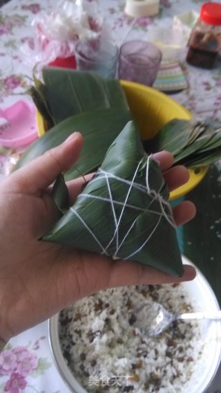 红豆粽子----好吃不腻的做法步骤：7