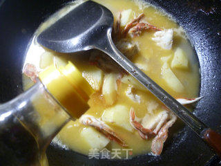 花蟹土豆羹的做法步骤：10