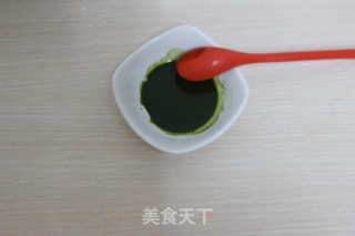大理石抹茶蜜豆蛋糕 —— 让你爱上茶香、爱上蜜豆的清甜的做法步骤：3