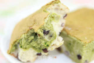大理石抹茶蜜豆蛋糕 —— 让你爱上茶香、爱上蜜豆的清甜的做法步骤：11