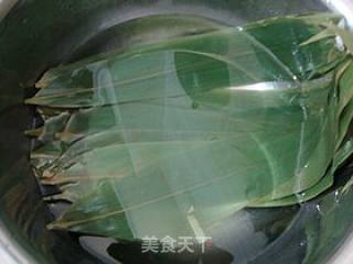 花生绿豆排骨粽子的做法步骤：5