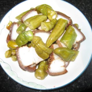 酸辣椒蒸东坡肉的做法步骤：5