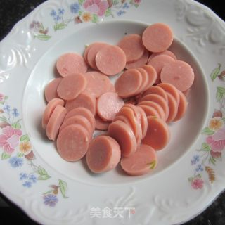 蒜米肉花肠的做法步骤：2