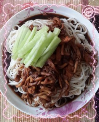 姬菇面的做法步骤：5