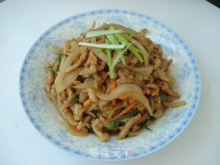 洋葱肉丝的做法步骤：9