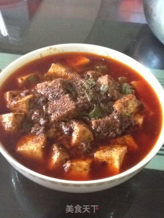 私房麻婆豆腐的做法步骤：8