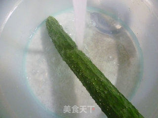 青瓜拌荞麦面的做法步骤：2