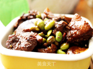　　红烧毛豆仔鸭的做法步骤：2