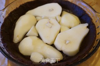 法式洋梨巧克力派的做法步骤：8