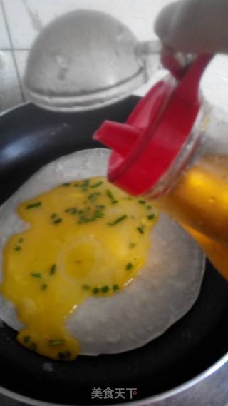 鸡蛋饼的做法步骤：5