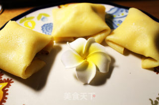 蜂蜜香蕉班戟的做法步骤：4