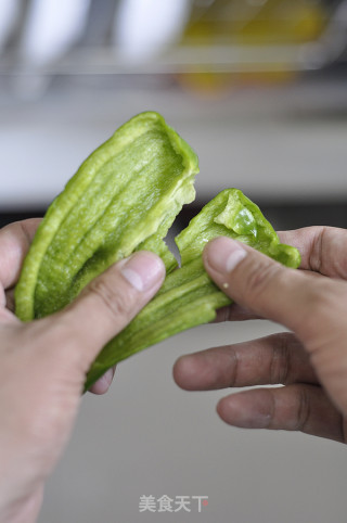 豉香虎皮椒的做法步骤：3