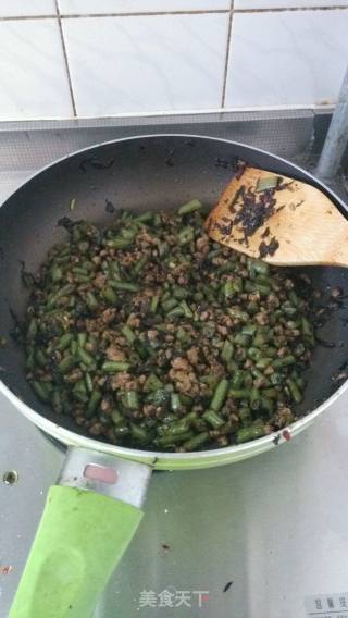 橄榄菜肉沫豆角的做法步骤：5