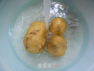 开洋青菜土豆汤的做法步骤：2