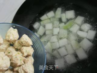 冬瓜肉丸汤的做法步骤：8