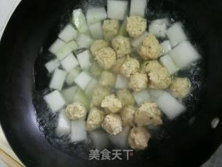 冬瓜肉丸汤的做法步骤：9