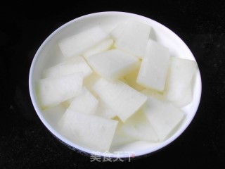 芥蓝炒冬瓜的做法步骤：4