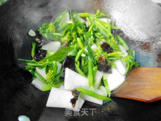 芥蓝炒冬瓜的做法步骤：6