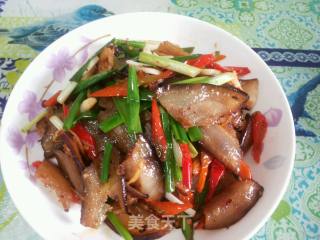 炒腊肉的做法步骤：8