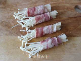 金针培根肉卷的做法步骤：5