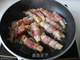金针培根肉卷的做法步骤：7