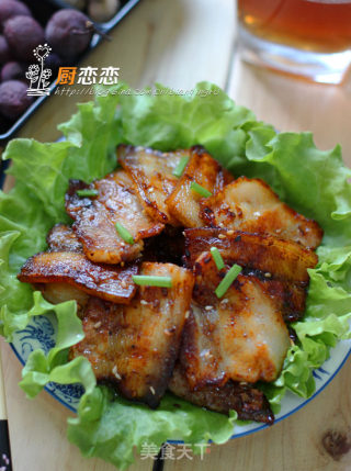 蜜汁五花肉的做法步骤：6