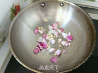 葱蒜炒杏鲍菇加青椒的做法步骤：6