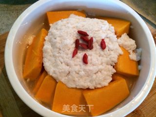 酒酿南瓜的做法步骤：4
