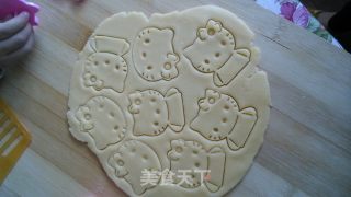 卡通小饼干--kitty and miffy的做法步骤：10