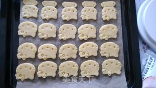 卡通小饼干--kitty and miffy的做法步骤：11
