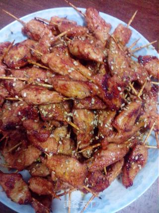 奥尔良牙签肉的做法步骤：5