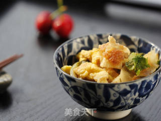 鸡蛋炒饼的做法步骤：9