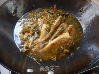 雪菜烧小黄鱼的做法步骤：9