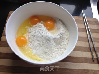 香菜火腿煎饼的做法步骤：1