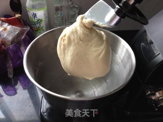 肉松火腿排包的做法步骤：2