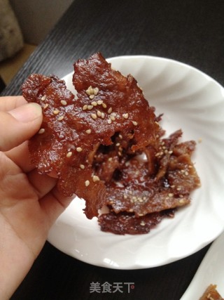 蜜汁猪肉干的做法步骤：6