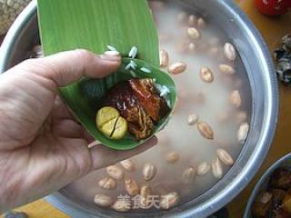 板栗鲜肉粽的做法步骤：5
