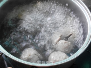 苋菜牛肉丸汤的做法步骤：4