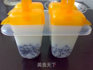 紫米牛奶冰棍的做法步骤：7