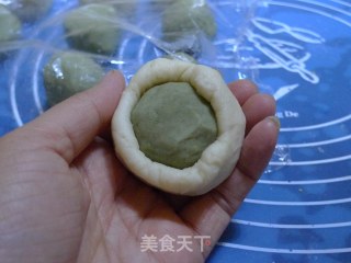 抹茶绿豆酥的做法步骤：5