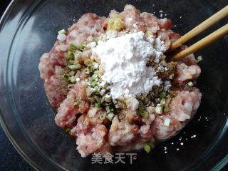 青椒酿肉的做法步骤：4